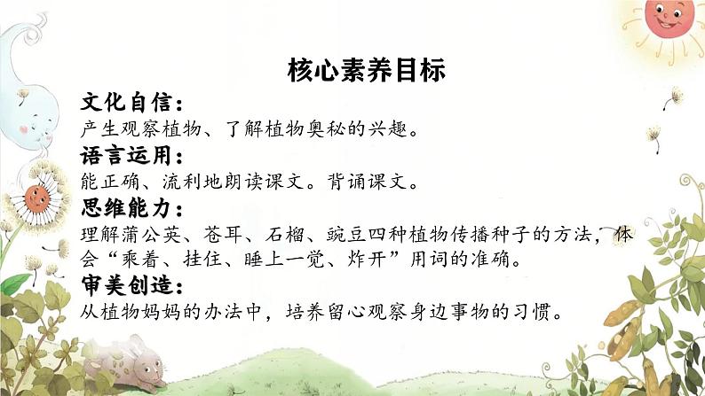 【新课标-核心素养】部编版语文二上 3《植物妈妈有办法》课件+教案+音视频素材+课文朗读05