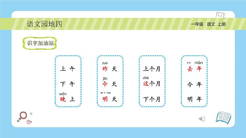 统编版2024（秋）语文一年级上册《语文园地四》PPT课件（内嵌音频和视频）+字体03