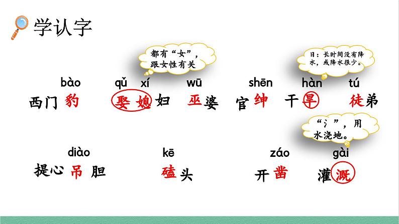 部编版小学语文四年级上册26  西门豹治邺课件+教案07