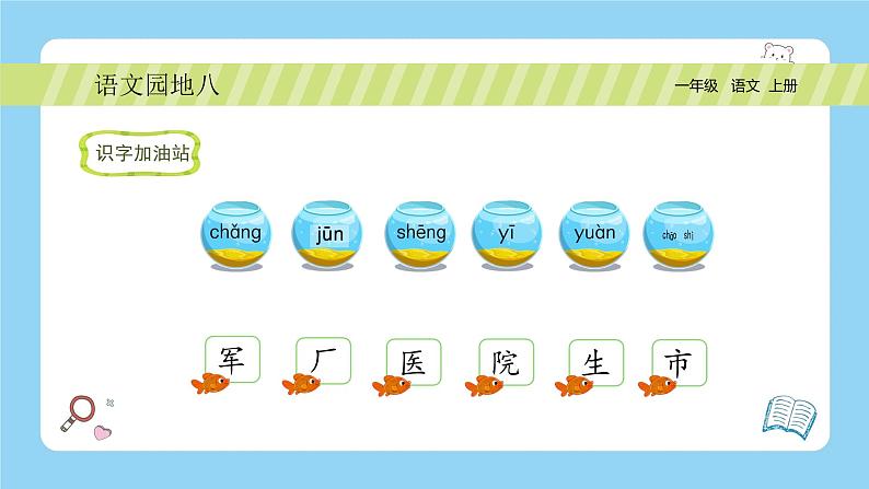 【新课标】统编版（2024秋）小学语文一年级上册《语文园地八》PPT课件（内嵌音频和视频）+教案+字体03