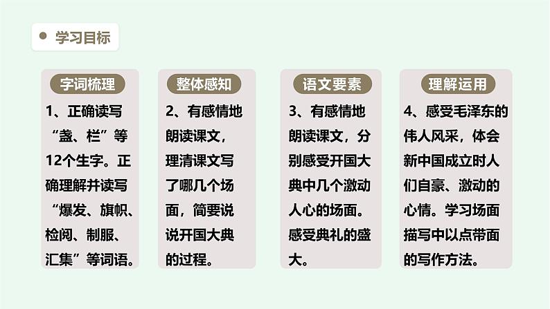 7、《开国大典》  课件——2024-2025学年六年级上册（部编版）第3页