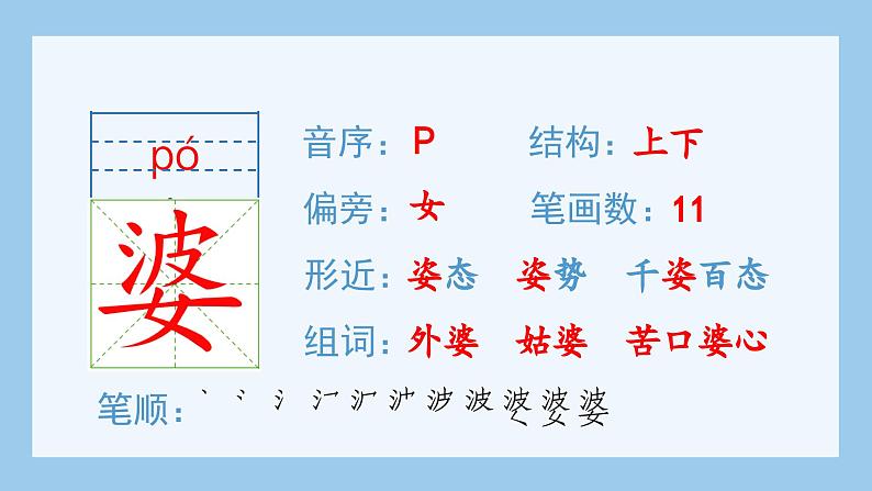 统编版（2024）五年级语文上册3.《桂花雨》生字课件第5页