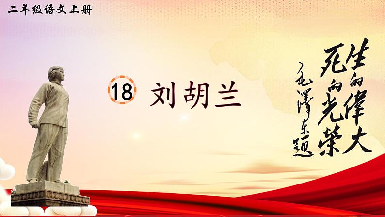 统编版语文2上 18《刘胡兰》课件+教案+音视频素材+动态笔画03
