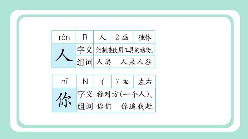 统编版（2024）一年级语文上册1 天地人精品课件07