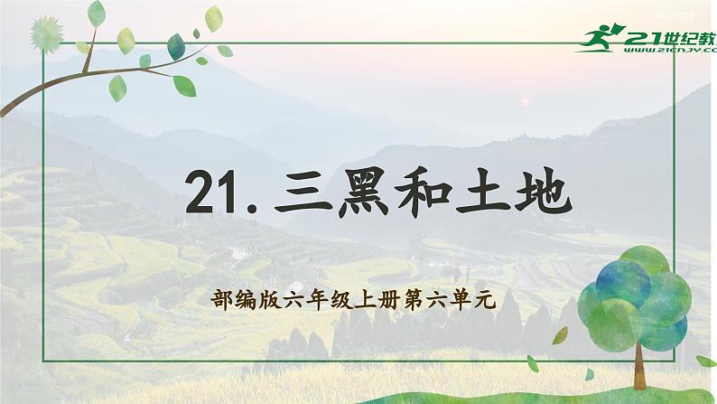 三黑和土地 课件第1页