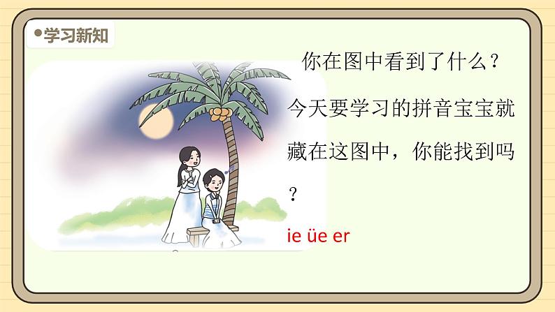 【核心素养】统编版一上语文 4.12 ie üe er（第一课时）课件+教案05