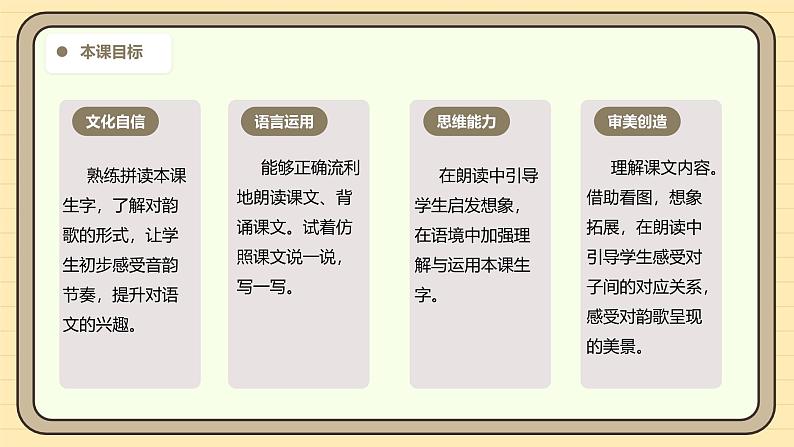 【核心素养】统编版一上语文 6.5 对韵歌（第二课时）课件+教案03