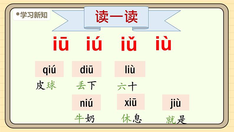 【核心素养】统编版一上语文 4.11 αo ou iu（第二课时）课件+教案08