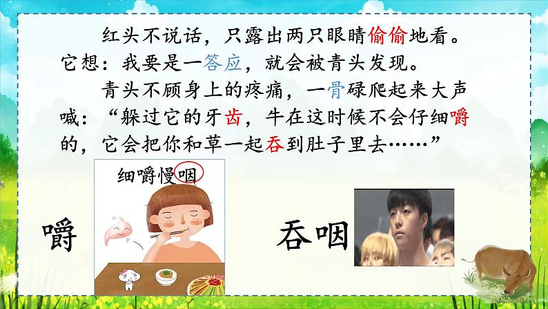 【任务型教学】统编版语文三上 10《在牛肚子里旅行》课件+教案+音视频素材06