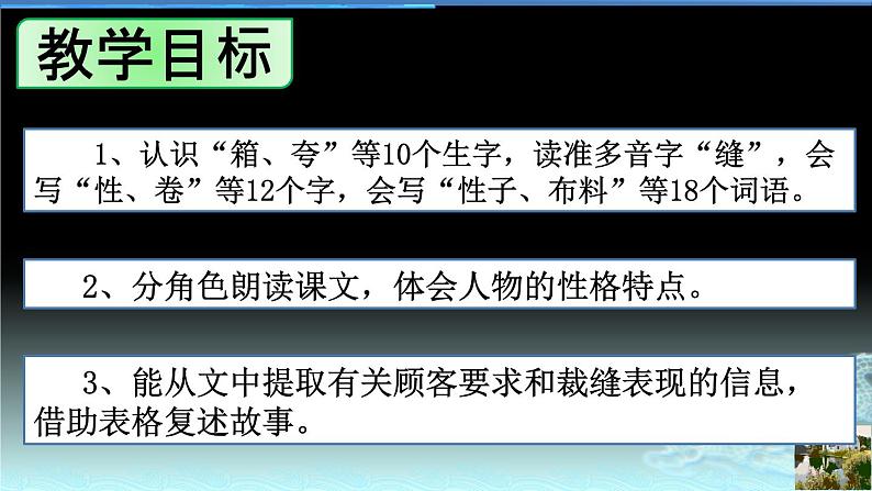 部编三年级下册 《慢性子裁缝和急性子顾客》 课件第2页