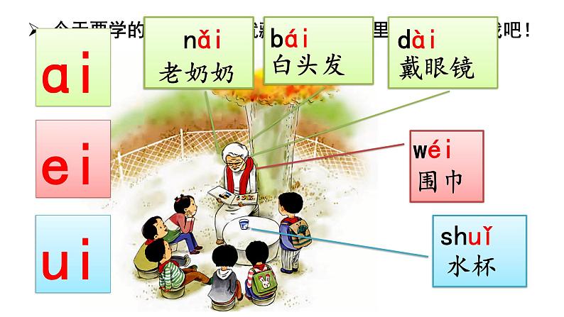 统编版语文一上 汉语拼音10《 ɑi ei ui 》课件PPT+音视频素材04