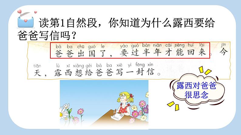 《 一封信》新课标课件（第二课时）第3页