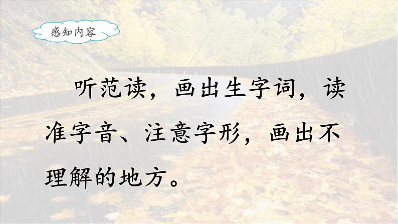 《秋天的雨》名师课件（第一课时）第3页