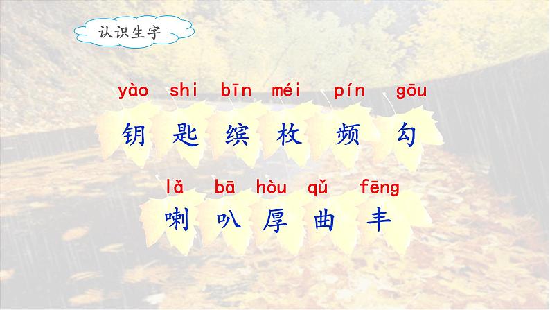 《秋天的雨》名师课件（第一课时）第4页