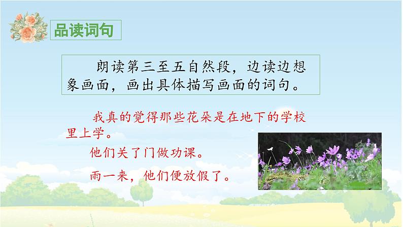 《花的学校》 课件（第二课时）05