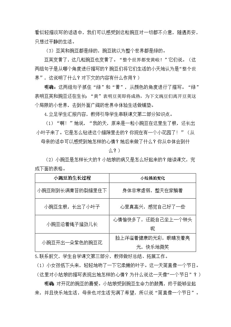 《一个豆荚里的五粒豆》精品教案（第二课时）02