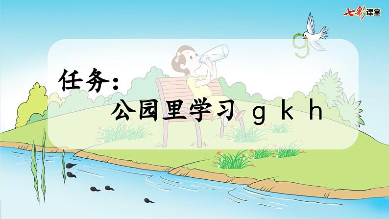 人教部编版(五四制)语文一年级上册 第3单元  汉语拼音5 g k h PPT课件+教案(反思及说课稿 课时练）04