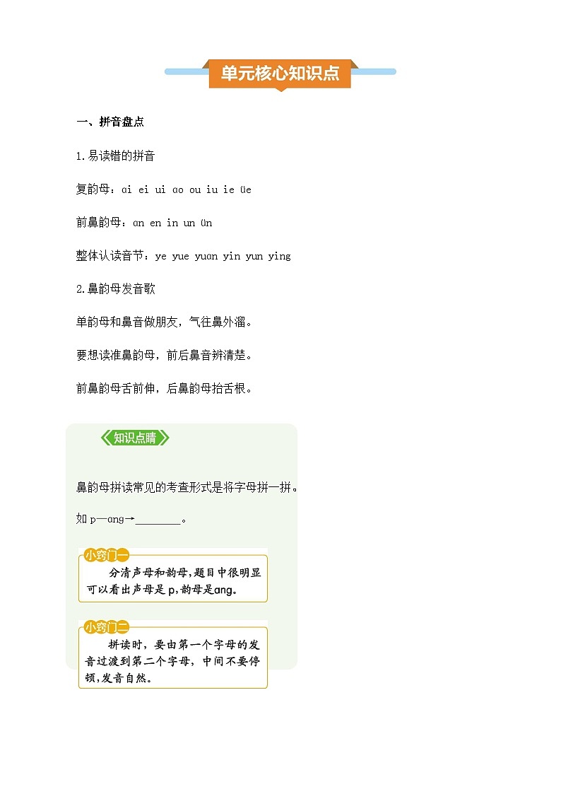 人教部编版(五四制)语文一年级上册 第4单元  语文园地四 PPT课件+教案(反思及课时练）01