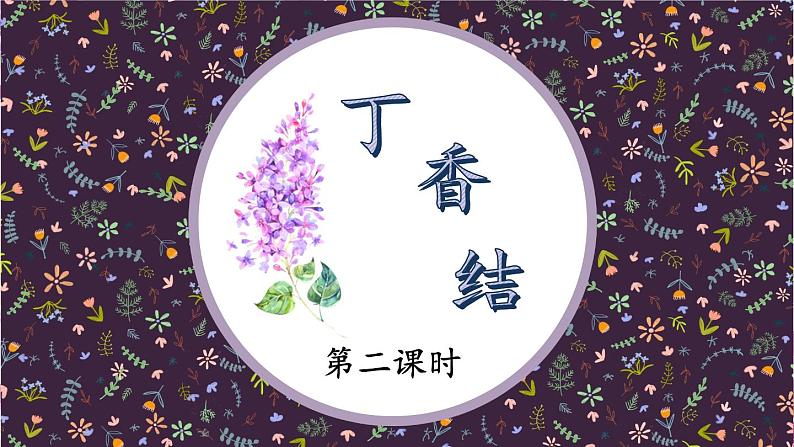 《丁香结》教学课件（第二课时）第1页