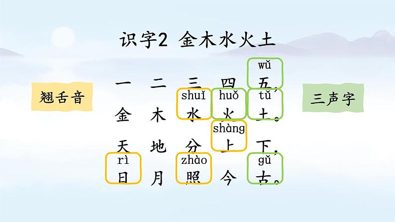 统编版2024（秋）语文一上 识字2《金木水火土》课件+教案+音视频素材04