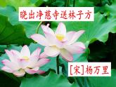 部编版（五四制）语文二年级下册 15 晓出净慈寺送林子方（课件）