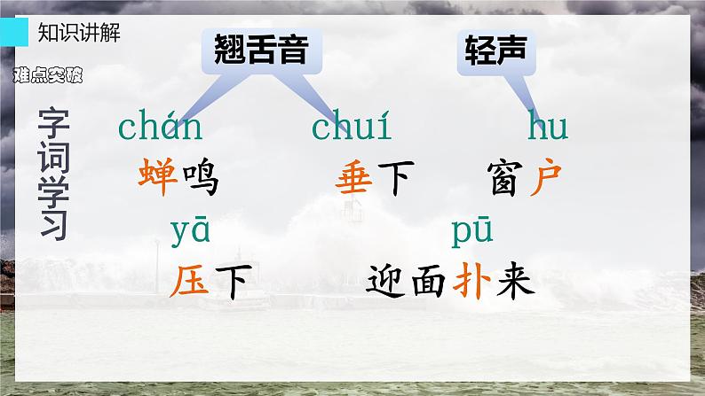 部编版（五四制）语文二年级下册 16 雷雨 (2)（课件）第4页