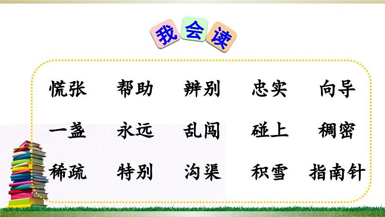 部编版（五四制）语文二年级下册 17 要是你在野外迷了路（课件）第4页