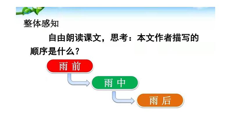 部编版（五四制）语文二年级下册 16 雷雨(3)（课件）第6页