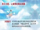 統(tǒng)編版語文六年級(jí)下冊(cè)3單元《習(xí)作—讓真情自然流露》課件1課時(shí)+教案+字體