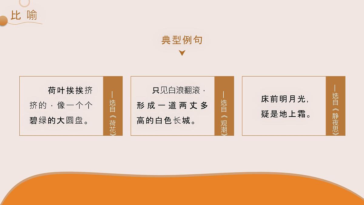 常用修辞手法学习课件2023-2024学年统编版语文六年级下册第6页