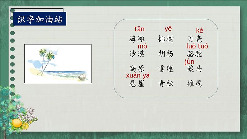 【任务型】统编版语文二上 《语文园地七》课件+教案+学习任务单+分层作业+朗读03