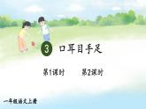 統(tǒng)編版2024（秋）語文一上 識字3《口耳目手足》課件+教案+音視頻素材