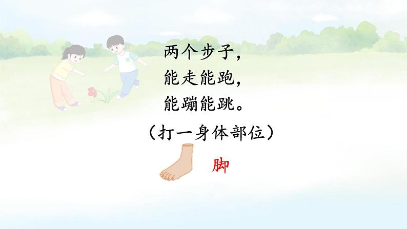 统编版2024（秋）语文一上 识字3《口耳目手足》课件+教案+音视频素材04