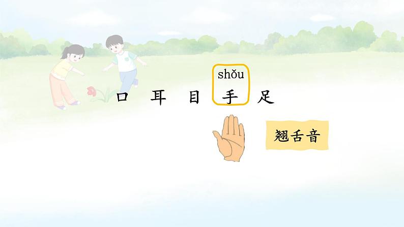 统编版2024（秋）语文一上 识字3《口耳目手足》课件+教案+音视频素材06