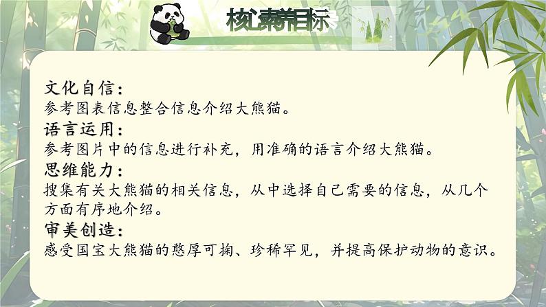 【核心素养-任务型】统编版语文三下《习作：国宝大熊猫》课件+教案+音视频素材+课文朗读02