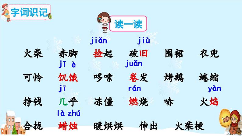 《卖火柴的小女孩》精品课件（第一课时）第7页