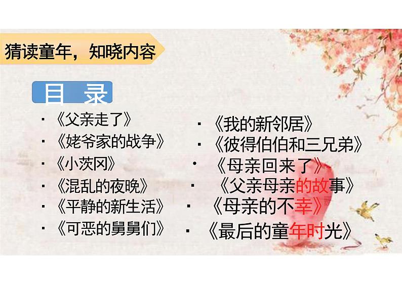 《童年》导读课课件-统编版语文六年级上册02