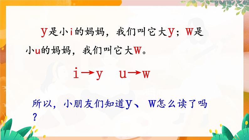 部编版（2024）语文一年级上册 第三单元 汉语拼音 拼音9 y w PPT课件第6页