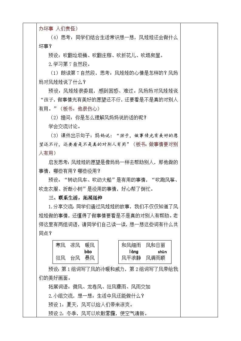 《风娃娃》优质教案（第二课时）第2页