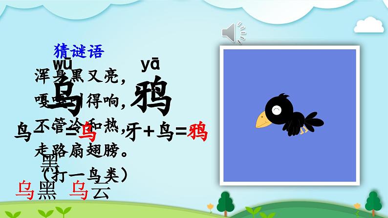 《乌鸦喝水》优质课件（第一课时）第2页