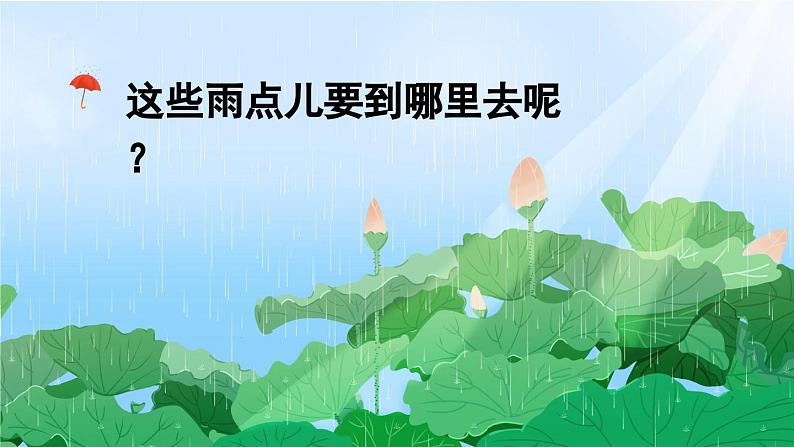 《雨点儿》精品课件（第二课时）第6页