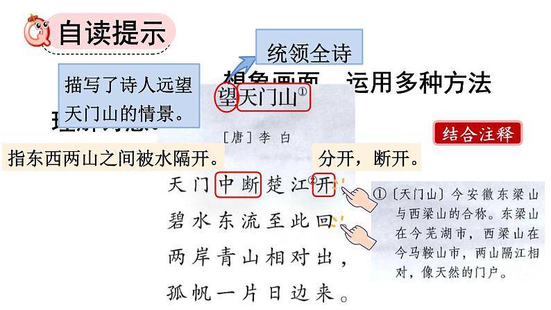 统编版（2024）三年级语文上册17古诗三首-望天门山课件1第4页