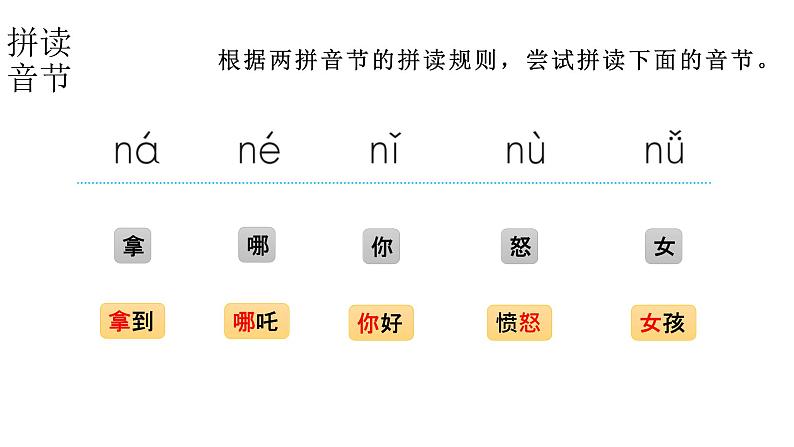 小学语文新部编版一年级上册 第二单元第四课《d t n l》第二课时教学课件（2024秋）第6页