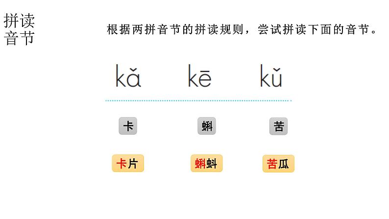 小学语文新部编版一年级上册 第三单元第五课《g k h》第二课时教学课件（2024秋）第5页