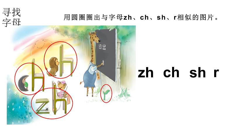 小学语文新部编版一年级上册 第三单元第八课《zh ch sh r》第一课时教学课件（2024秋）第8页