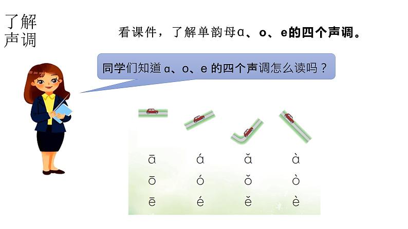 小学语文新部编版一年级上册 第二单元第一课《ɑ o e》第二课时教学课件（2024秋）第4页