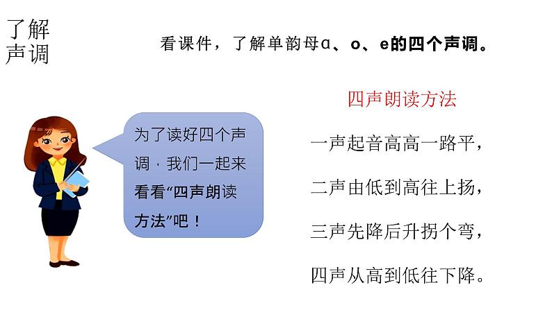 小学语文新部编版一年级上册 第二单元第一课《ɑ o e》第二课时教学课件（2024秋）第5页