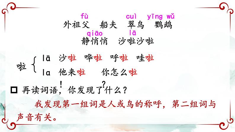 《搭船的鸟》教学课件1（第一课时）第7页