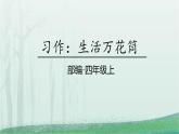 统编版（2024）四年级语文上册习作：生活万花筒课件3