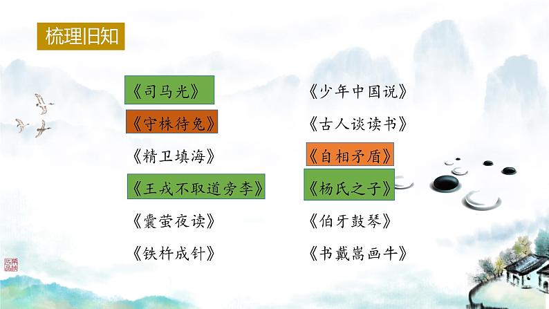 部编版小学六年级下册语文第五单元14课《学弈》  优质课件第2页